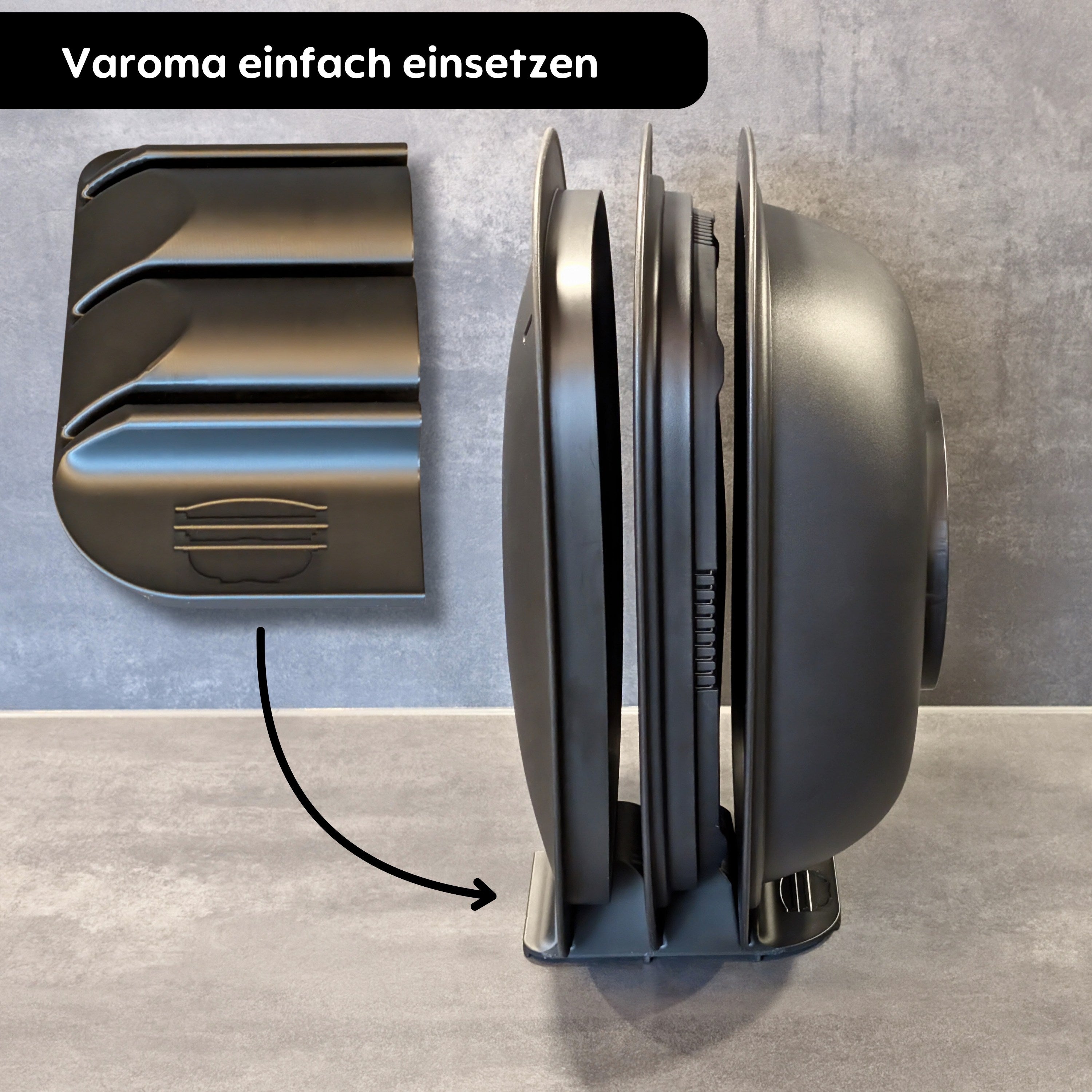 Varoma Ständer Halter Organizer passend für Thermomix TM7/Bimby – platzsparend Abtropfhilfe Küche aufräumen Thermomix-Fans