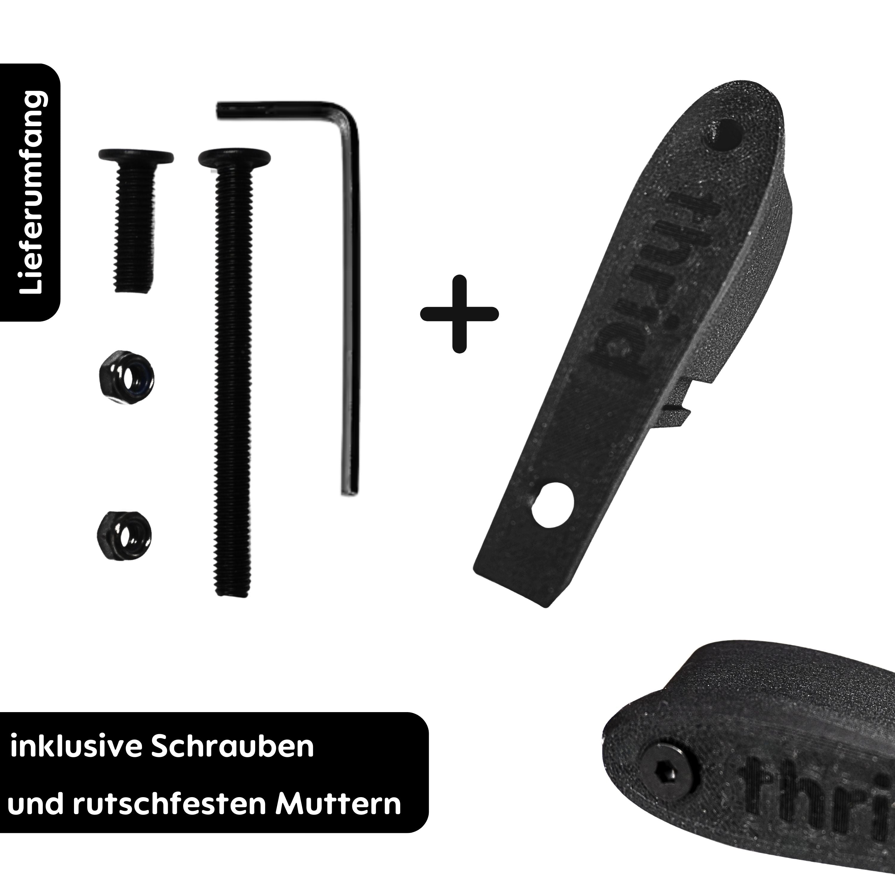 BTA Flaschenhalter für Scott Plasma 6 Fahrrad | Aero-Halter aus Carbonverstärktem Hochleistungskunststoff schwarz