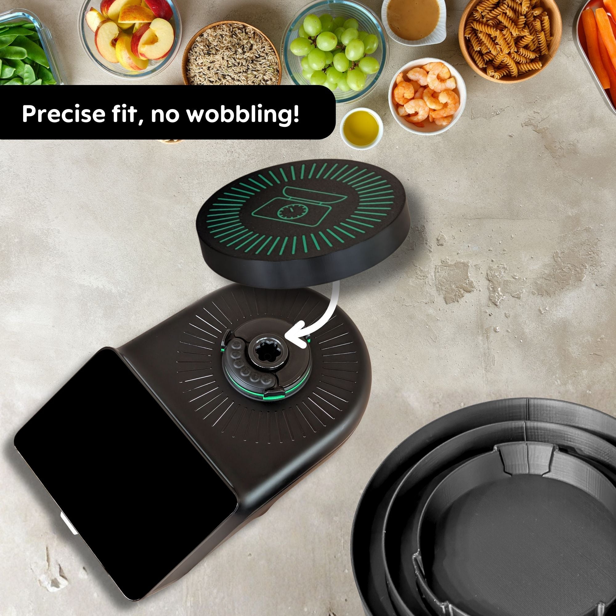 Wiegeplatte V2 für Thermomix TM7 Vorwerk Waagenabdeckung Wiegeplatte Zubehör