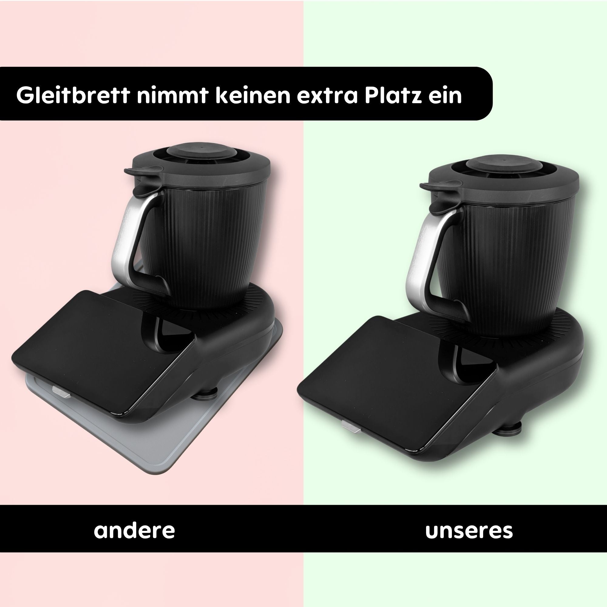 Gleitbrett für Thermomix TM7 - Thermomix Mühelos verschieben