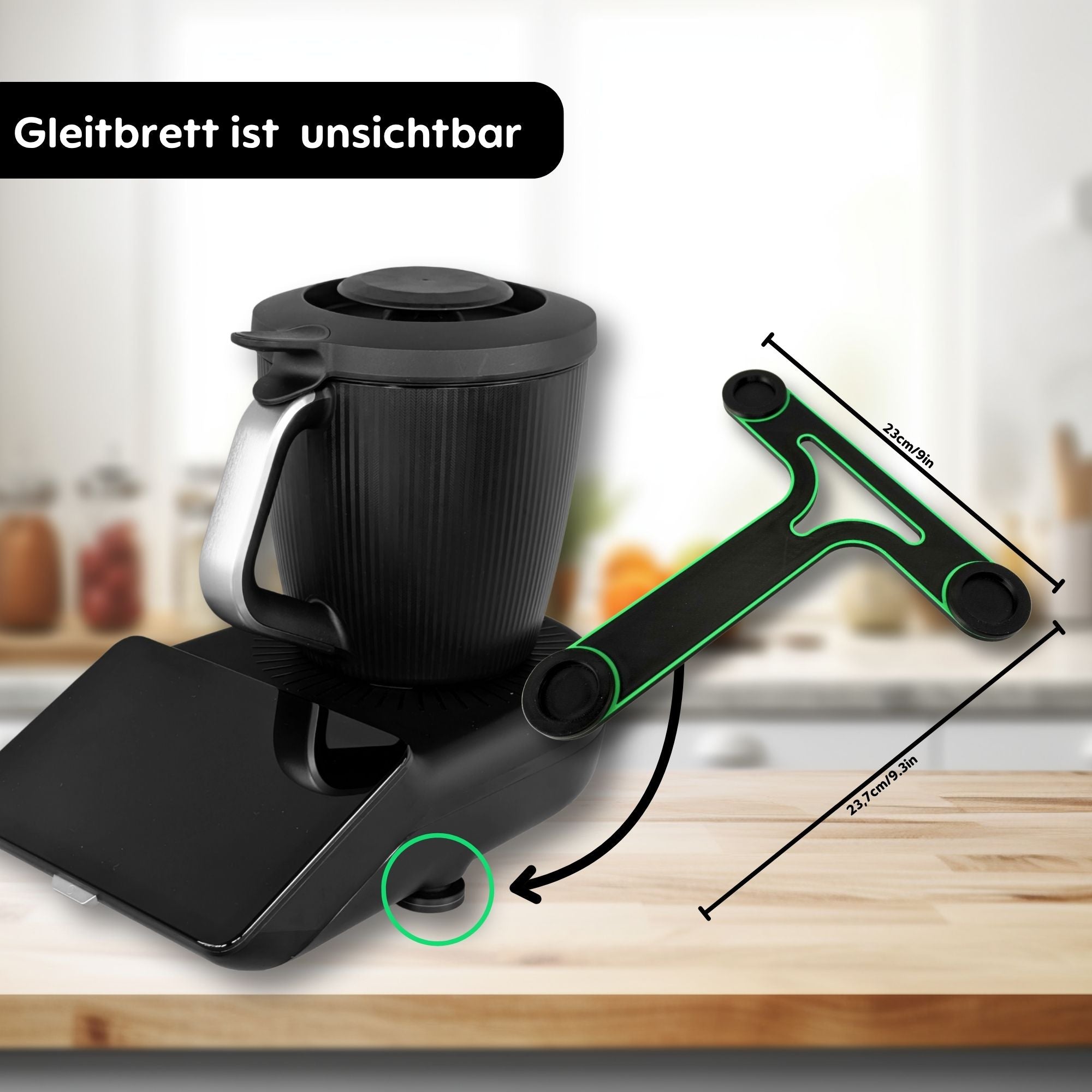 Gleitbrett für Thermomix TM7 - Thermomix Mühelos verschieben