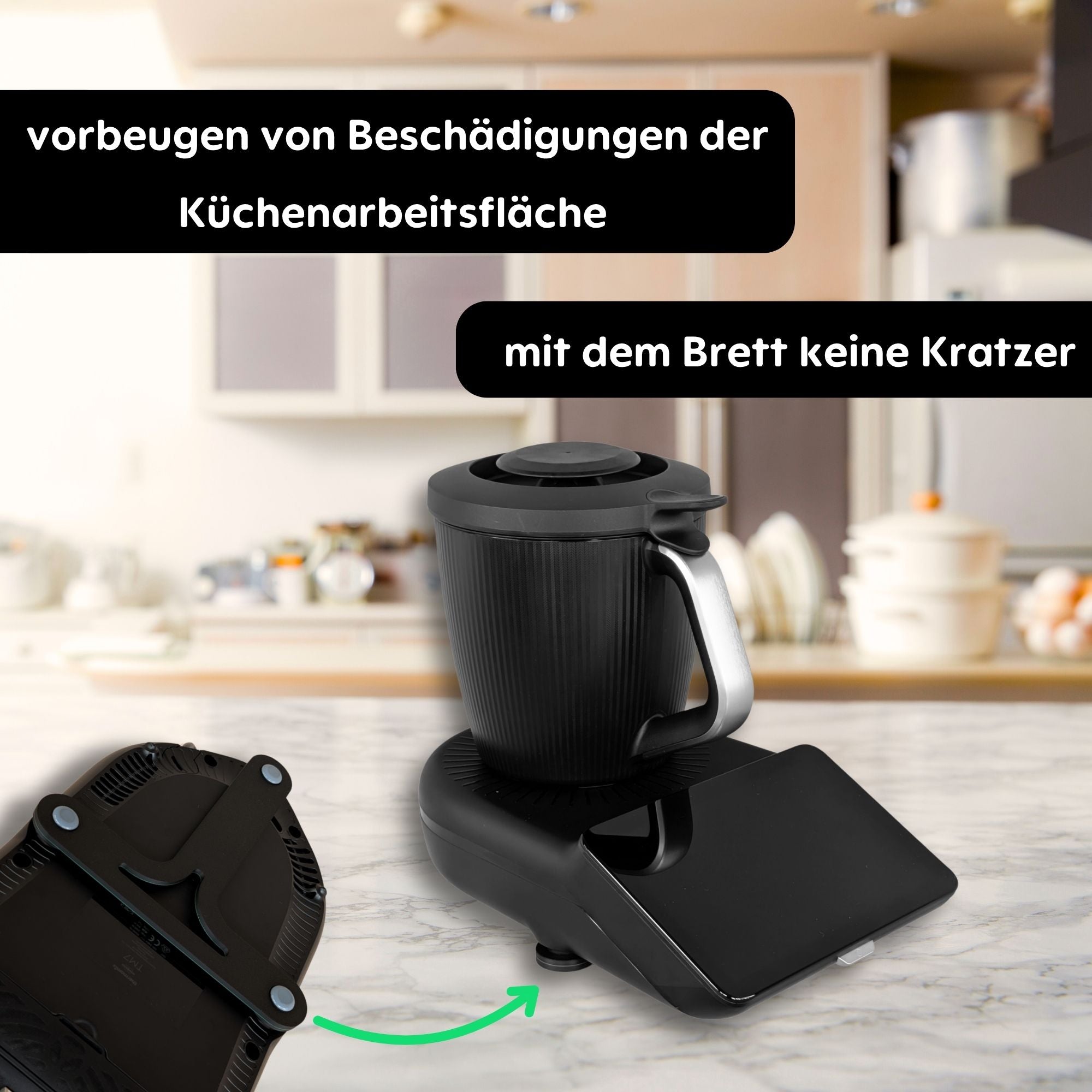 Gleitbrett für Thermomix TM7 - Thermomix Mühelos verschieben