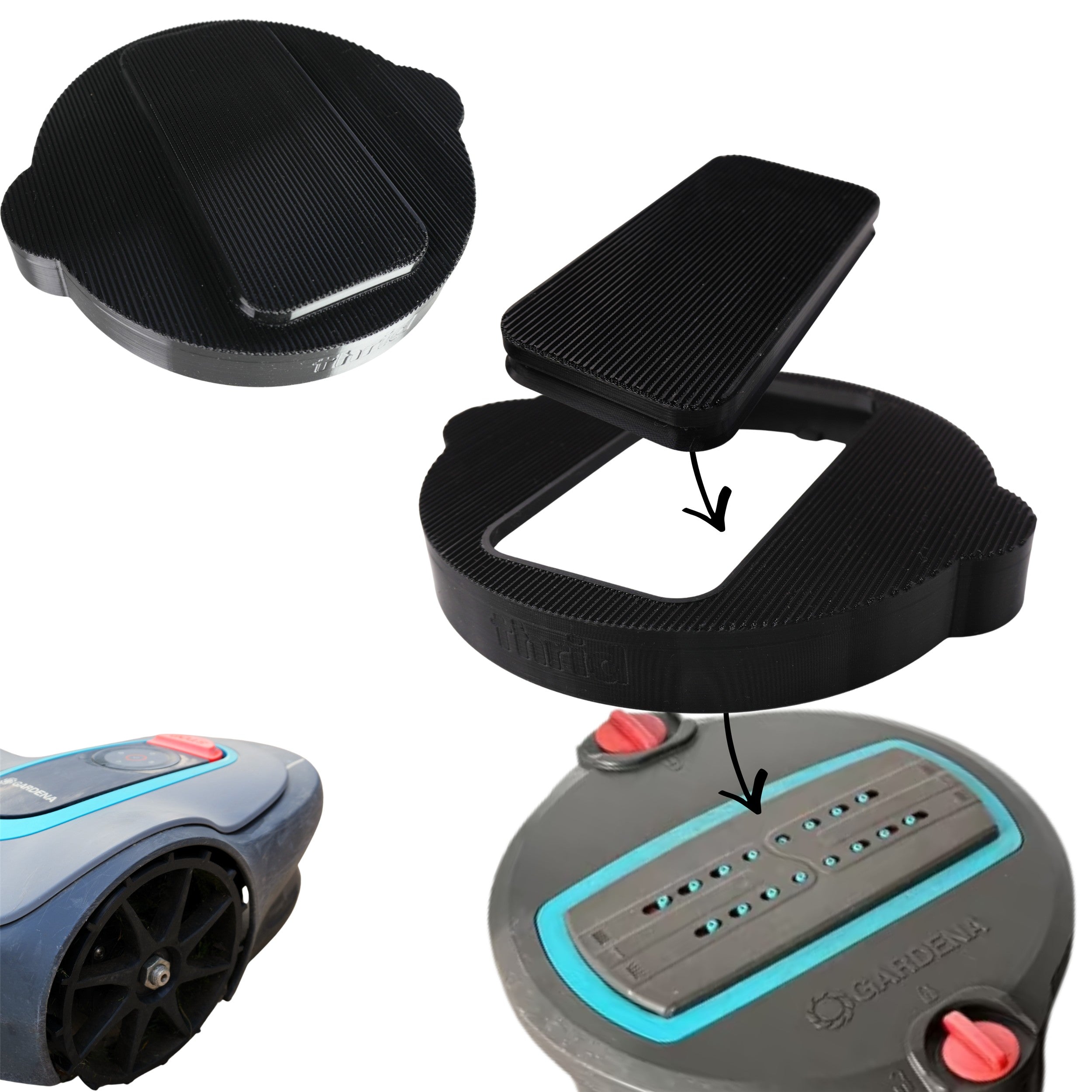 Abdeckung für Gardena OS 140 Sprinklersystem Mähroboterschutz mit Winterabdeckung