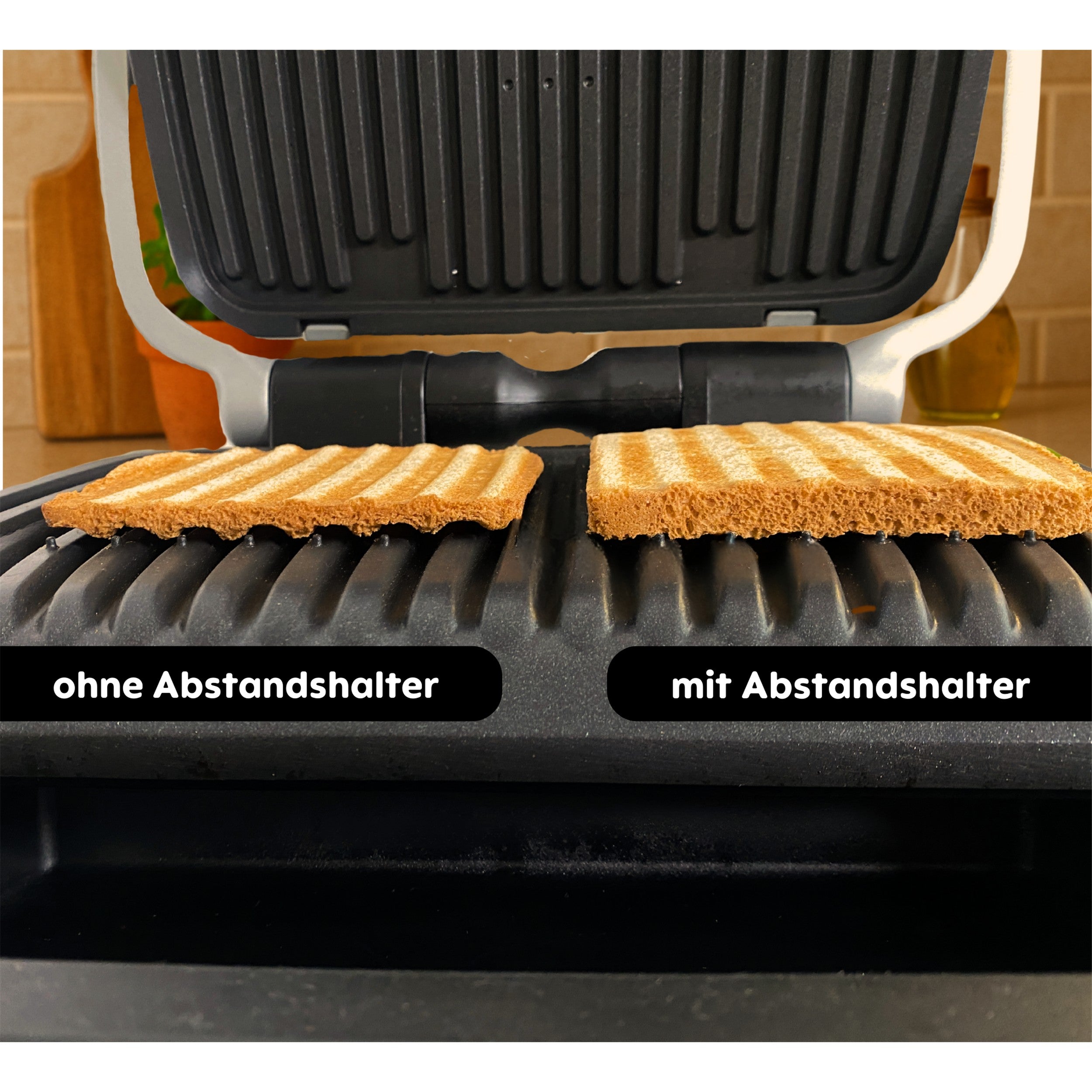 Abstandshalter V3 Zubehör mit Extension für alle Tefal Optigrill Modelle Universell