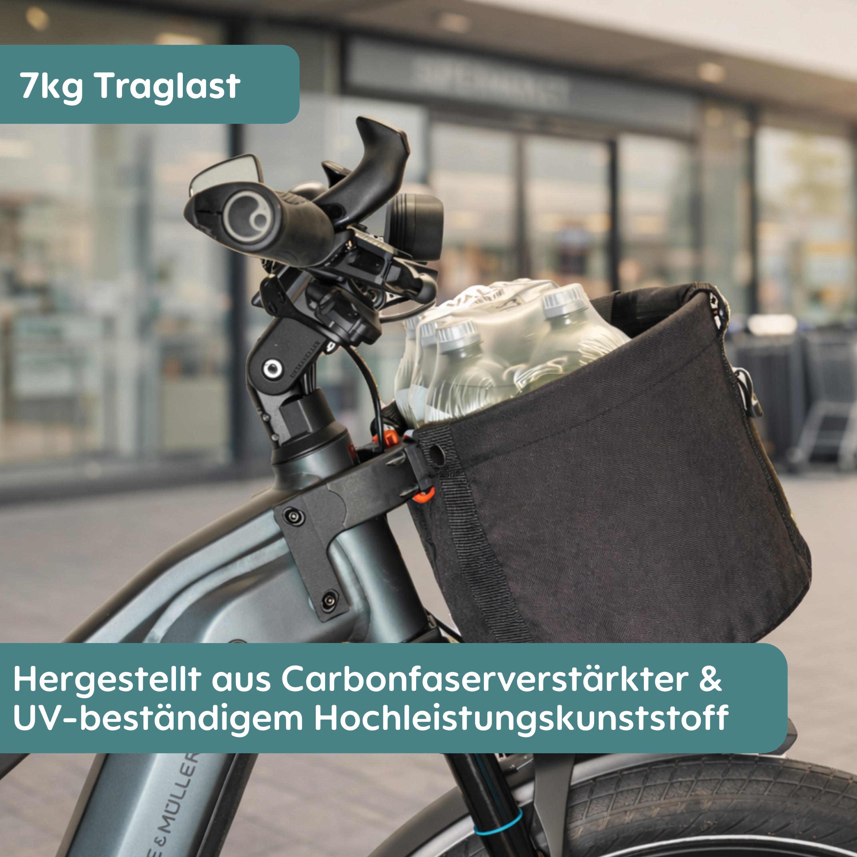 Adapter für Riese & Müller E-Bikes - Klickfix Lenker Adapter E einfach am Fahrrad montieren Zubehör