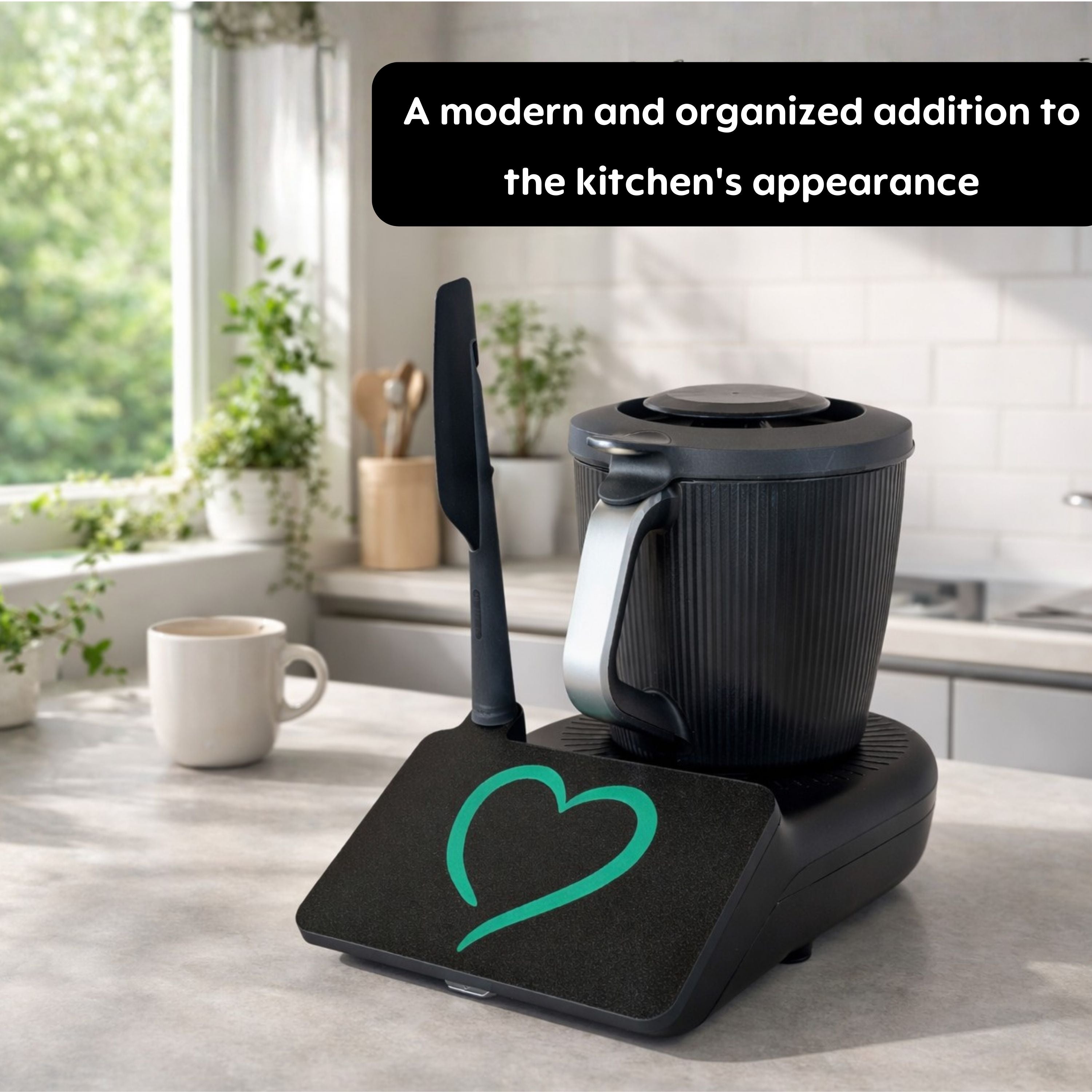 Displayschutz für Thermomix TM7 – Displayabdeckung mit/ohne Spatelhalter