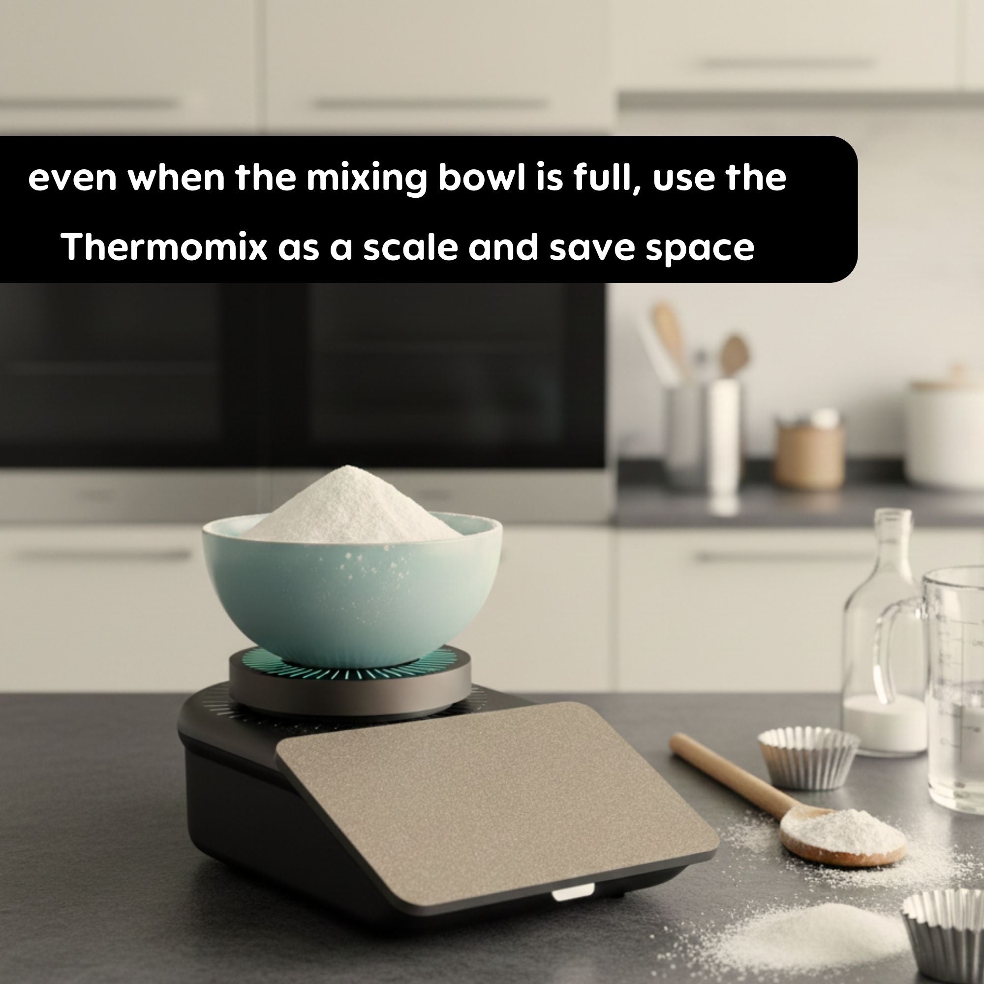 Wiegeplatte V2 für Thermomix TM7 Vorwerk Waagenabdeckung Wiegeplatte Zubehör