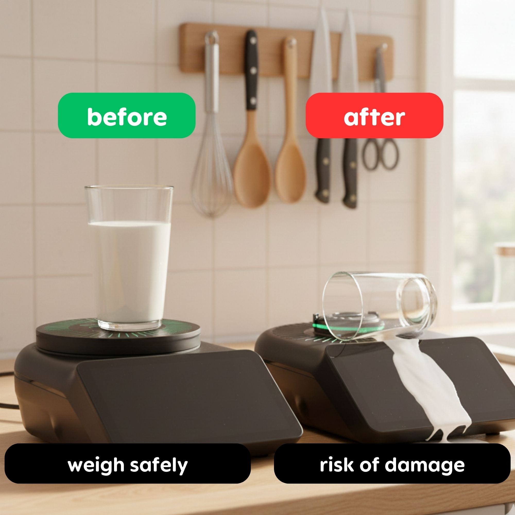 Wiegeplatte V2 für Thermomix TM7 Vorwerk Waagenabdeckung Wiegeplatte Zubehör