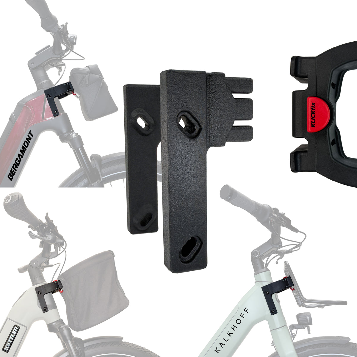 Adapter für Riese & Müller E-Bikes - Klickfix Lenker Adapter E mit Schloss einfach am Fahrrad montieren Zubehör