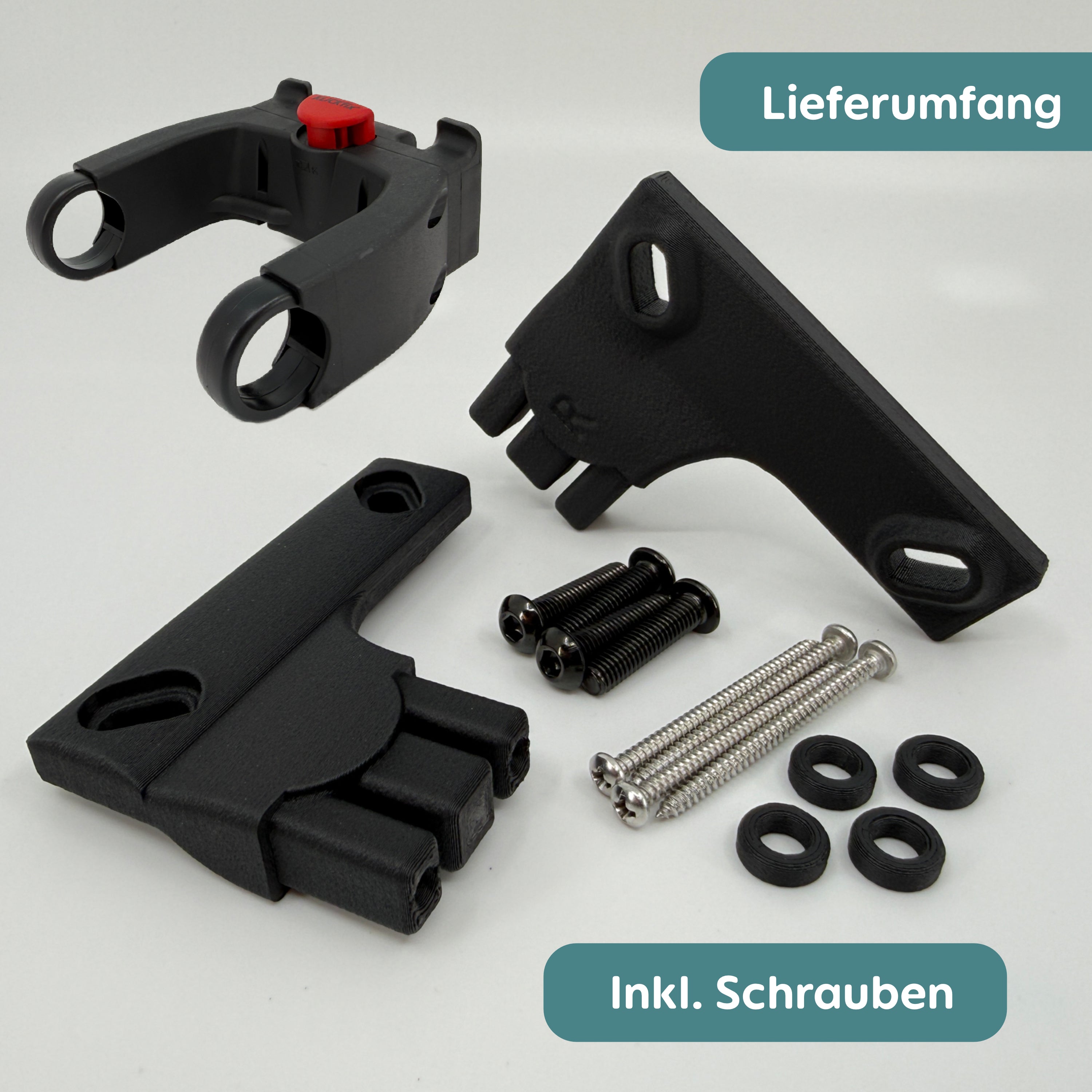 Adapter für Riese & Müller E-Bikes - Klickfix Lenker Adapter E einfach am Fahrrad montieren Zubehör